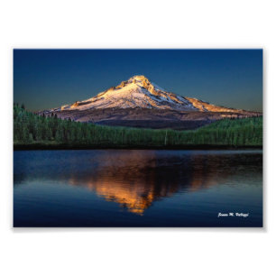 7" x 5" Mount Hood from Trillium Lake Photo Print