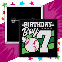 7 Year Old Baseball Party Theme 7th Birthday Boy