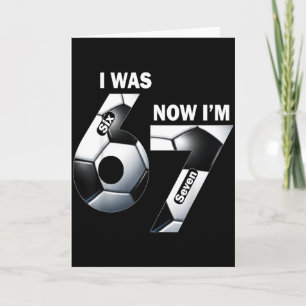 7 Year Old Birthday I Was 6 Now Im 7 Funny Kids So Card