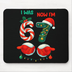 7 Year Old Birthday Shirt Was 6 Now Im 7 67 Funny  Mouse Pad