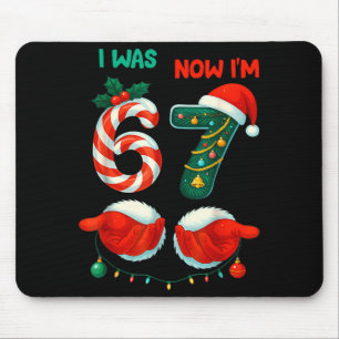 7 Year Old Birthday Shirt Was 6 Now I'm 7 67 Funny Mouse Pad