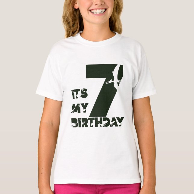 7 year old birthday T-Shirt (Front)