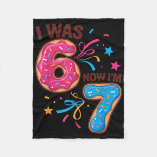 7 Year Old Birthday Was 6 Now I'm 7 67 Men Women K Fleece Blanket