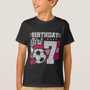 7 Year Old Soccer Birthday - Girls 7th Birthday So T-Shirt