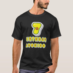 7 Years Old Birthday Avokido Funny 7Th Birthday Pa T-Shirt