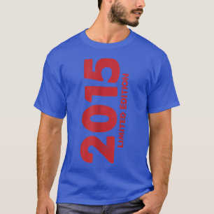 7 Years Old Birthday Vintage Born In 2015 Limited  T-Shirt