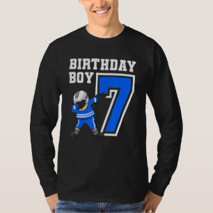 7 Years Old Boy Ice Hockey Player 7th Birthday Kid T-Shirt