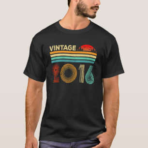 7 Years Old Made in 2016 Vintage 7th Birthday for  T-Shirt
