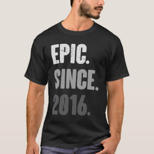 7 Years Old Vintage 2016  Birthday 7th Decoration T-Shirt