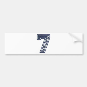 7 Yeshua Oblique Jean's Bumper Sticker