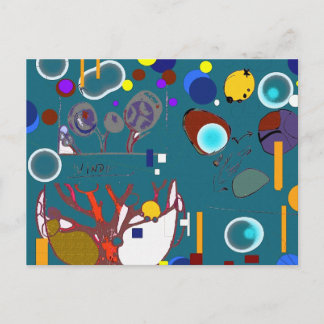 7 ZERO - Abstract Postcard