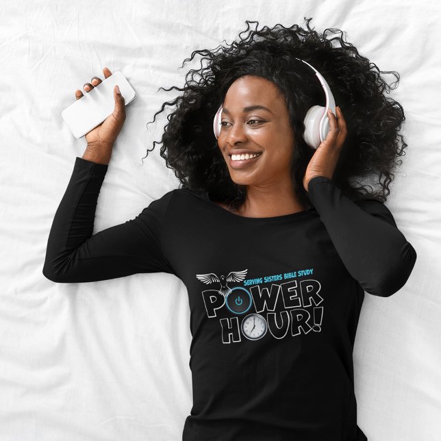7am BIBLE STUDY POWER HOUR Long Sleeve T-Shirt (Creator Uploaded)