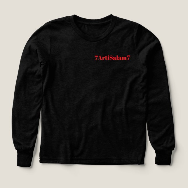 7ArtiSalam7 T-shirt (Design Front)