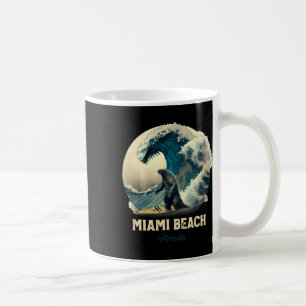 7miami Beach Florida Surfing Surfboard Coffee Mug