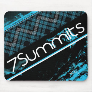 7Summits Blue Plaid Mouse Pad