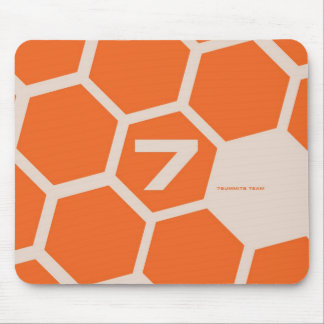 7Summits - Orange Hive Mouse Pad