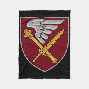 7th Air Ault Corps (ukraine) Ukrainian Military Fleece Blanket