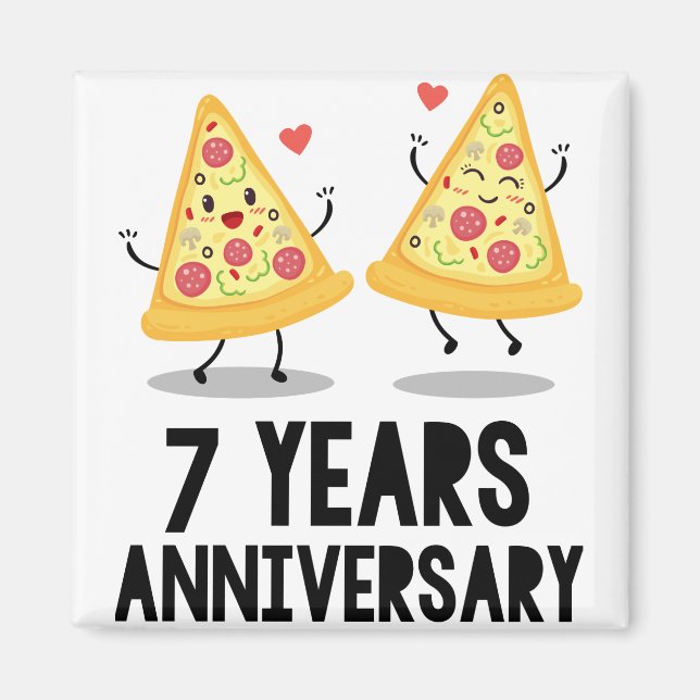 7th Anniversary Gifts Magnet (Front)