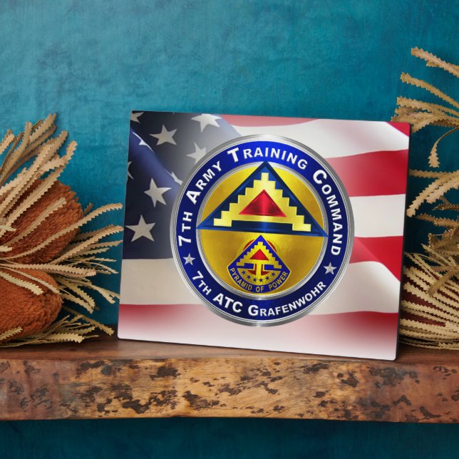  7th Army Training Command (7th ATC)  Plaque (Side)