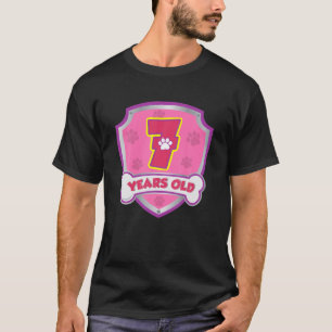 7Th Birthday 7 Years Old Patrol Dogs Lover Kids T-Shirt