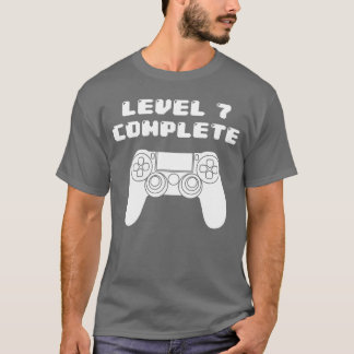 7th Birthday 7 Years Old Video Gaming Bday retro T-Shirt
