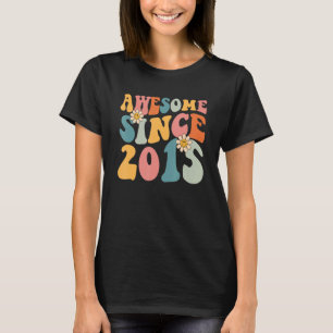 7th Birthday  Awesome Since 2015 7 Years Old Boy G T-Shirt