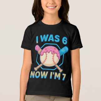 7th Birthday Baseball Doughnut Theme Tri-Blend Shirt