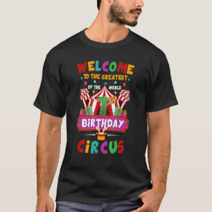 7th Birthday Circus Greatest Birthday Kids Carniva T-Shirt