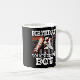7th Birthday Football Boy - 7 Years Old Kid Footba Coffee Mug