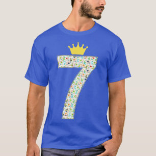7th Birthday Gift Boys Girls 7 Year Old T-Shirt