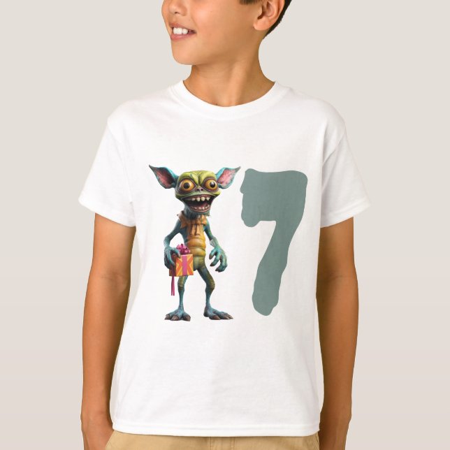 7th Birthday Gremlin T-Shirt (Front)