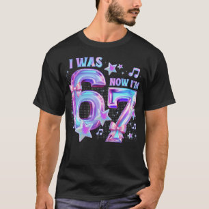 7Th Birthday I Was 6 Now I'M 7 Birthday Girl Kpop T-Shirt