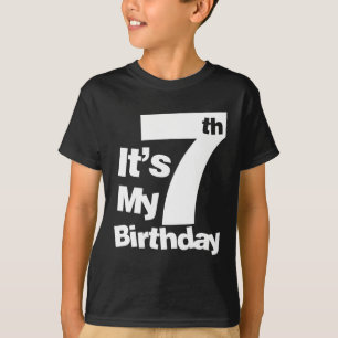 7th Birthday Its My 7 Birthday Gift T-Shirt