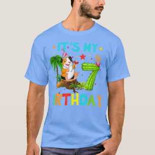 7th Birthday s Guinea Pig Birthday 7 Year Old T-Shirt