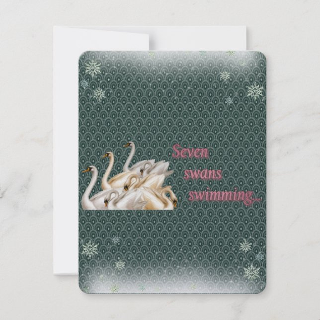 7th Day Of Christmas... Holiday Card (Front)