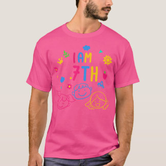7th grade Kids Birthday Childrens day for boys and T-Shirt