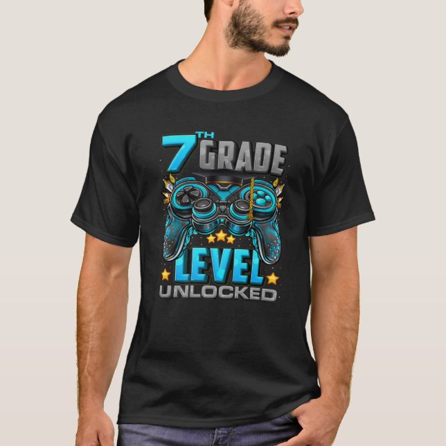 7Th Grade Level Unlocked Back To School 7Th Grade T-Shirt (Front)