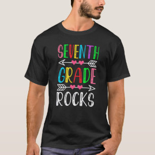 7th Grade Rocks Students And Teachers Back To Scho T-Shirt