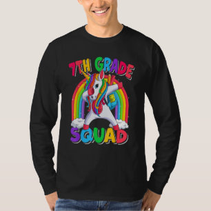 7th Grade Squad Dabbing Unicorn Back to School Kid T-Shirt