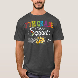 7Th Grade Squad Dabbing Unicorn Back to School  T-Shirt