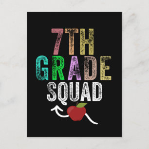 7th grade squad Postcard