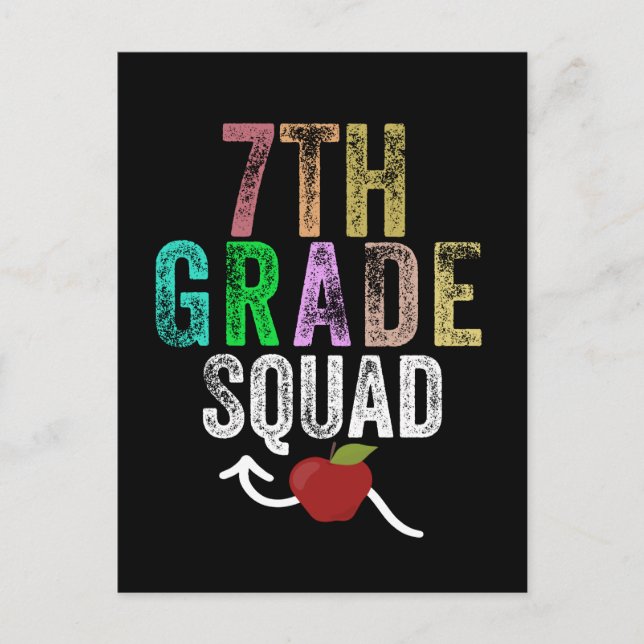 7th grade squad Postcard (Front)