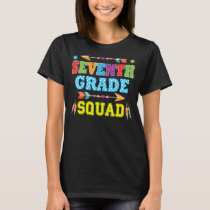 7th Grade Squad Team Rocks Seventh Grader Back To T-Shirt