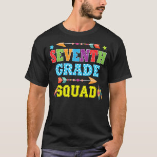 7th Grade Squad Team Rocks Seventh Grader Back To T-Shirt