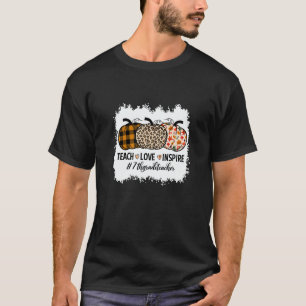 7th Grade Teacher Back To School Pumpkin Fall Teac T-Shirt