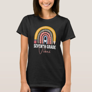7th Grade Vibes First Day Back To School Teacher K T-Shirt