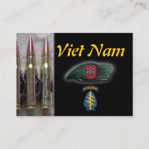 7th green berets special forces flash trading card