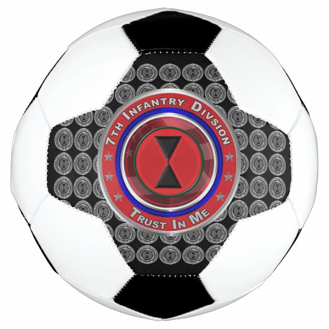 7th Infantry Division “Bayonet Division” Soccer Ball (Front)