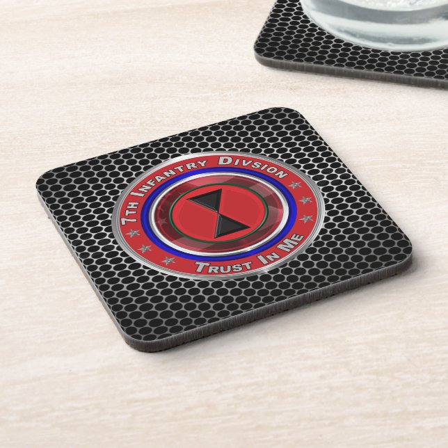 7th Infantry Division Coaster (Left Side)