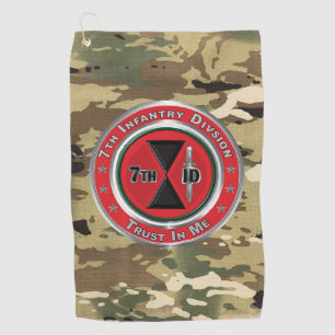 7th Infantry Division Golf Towel